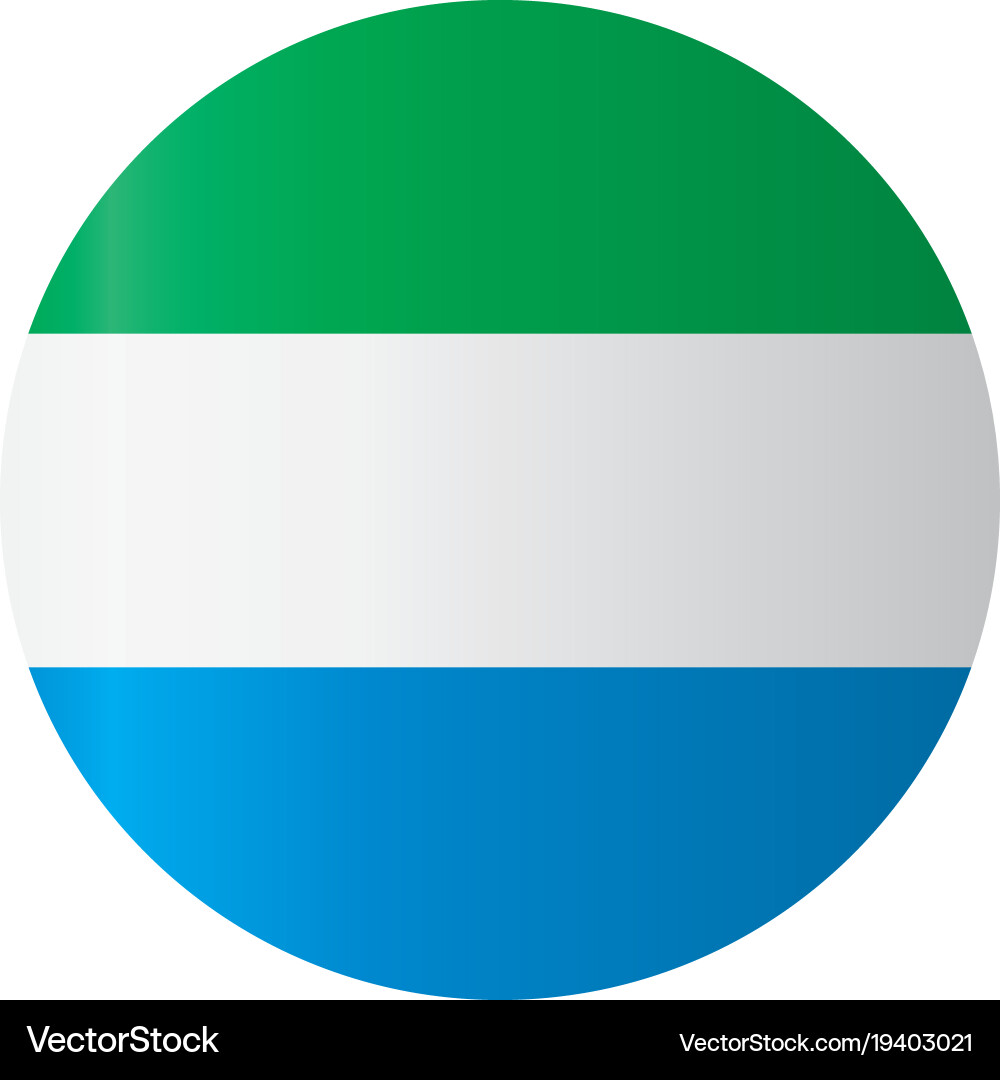 Sierra leone flag Royalty Free Vector Image - VectorStock