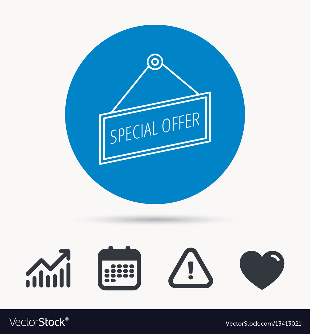 Special Offer Icon Advertising Banner Tag Sign Vector Image
