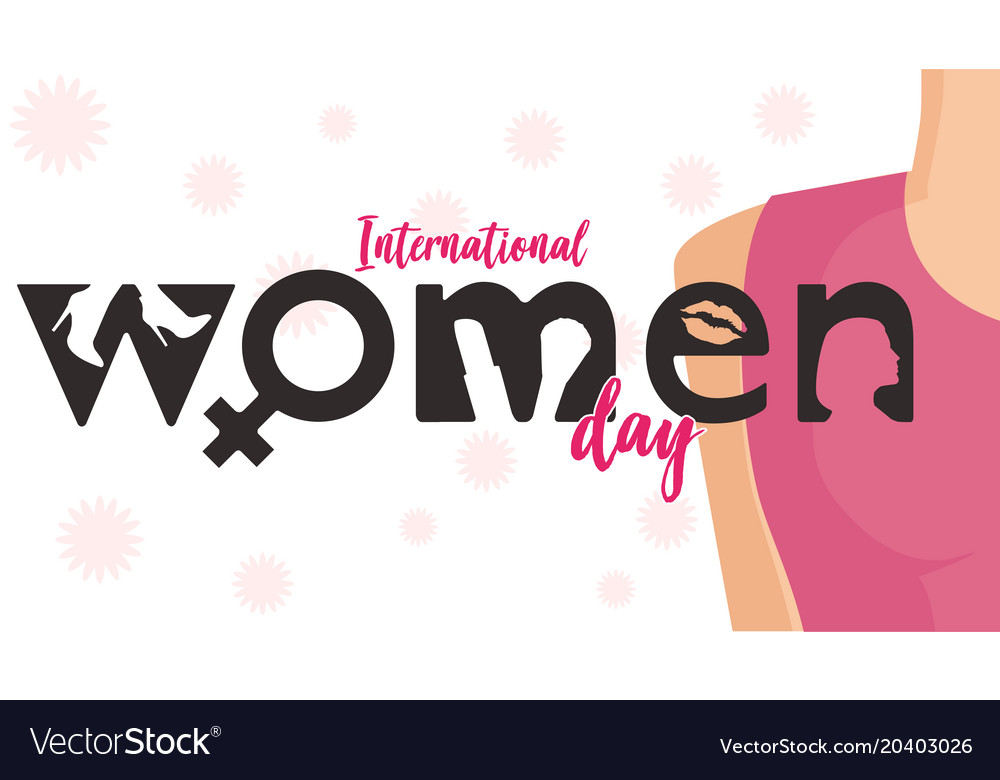 Internationale Frauen Tag Banner Grafik