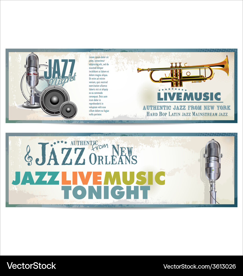 Jazz background Royalty Free Vector Image - VectorStock