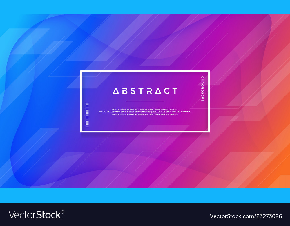 Modern blue purple orange abstract background Vector Image