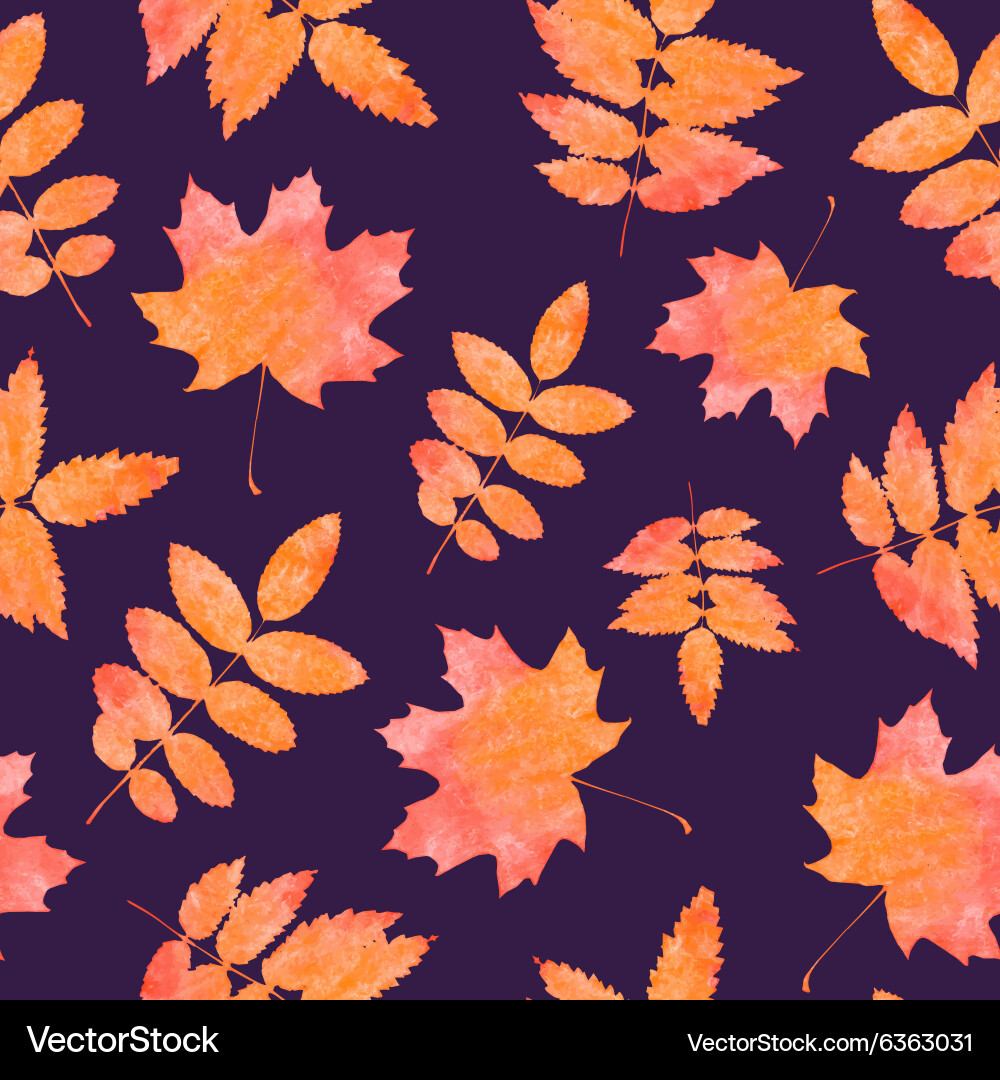 Watercolor seamless pattern Royalty Free Vector Image
