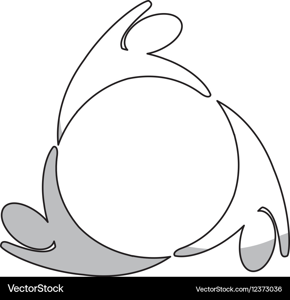Abstract figure of human Royalty Free Vector Image
