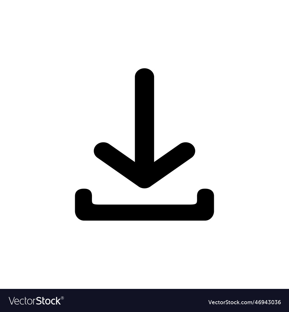 Download icon downloading icon Royalty Free Vector Image