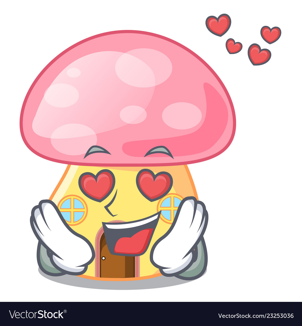 In love mushroom house a shape character