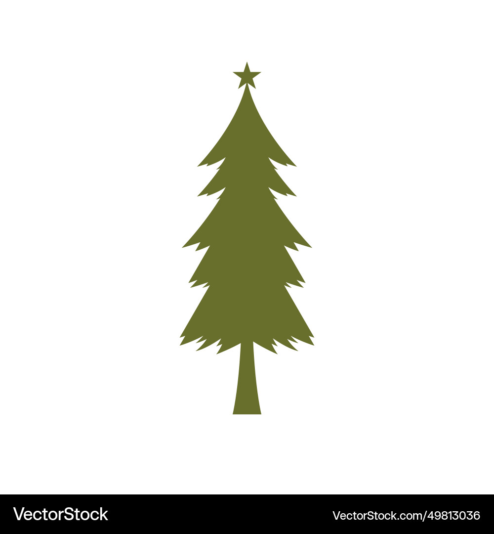 Pine tree Royalty Free Vector Image - VectorStock