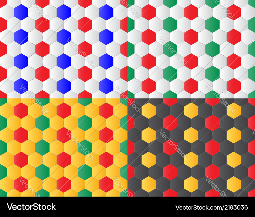 Soccer ball pattern Royalty Free Vector Image - VectorStock