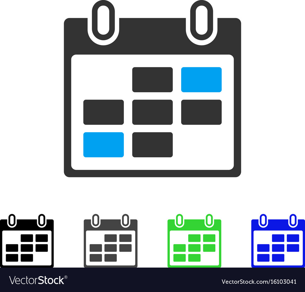 Calendar days flat icon