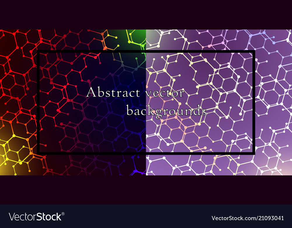 Set of seamless patterns repeating geometric Vector Image