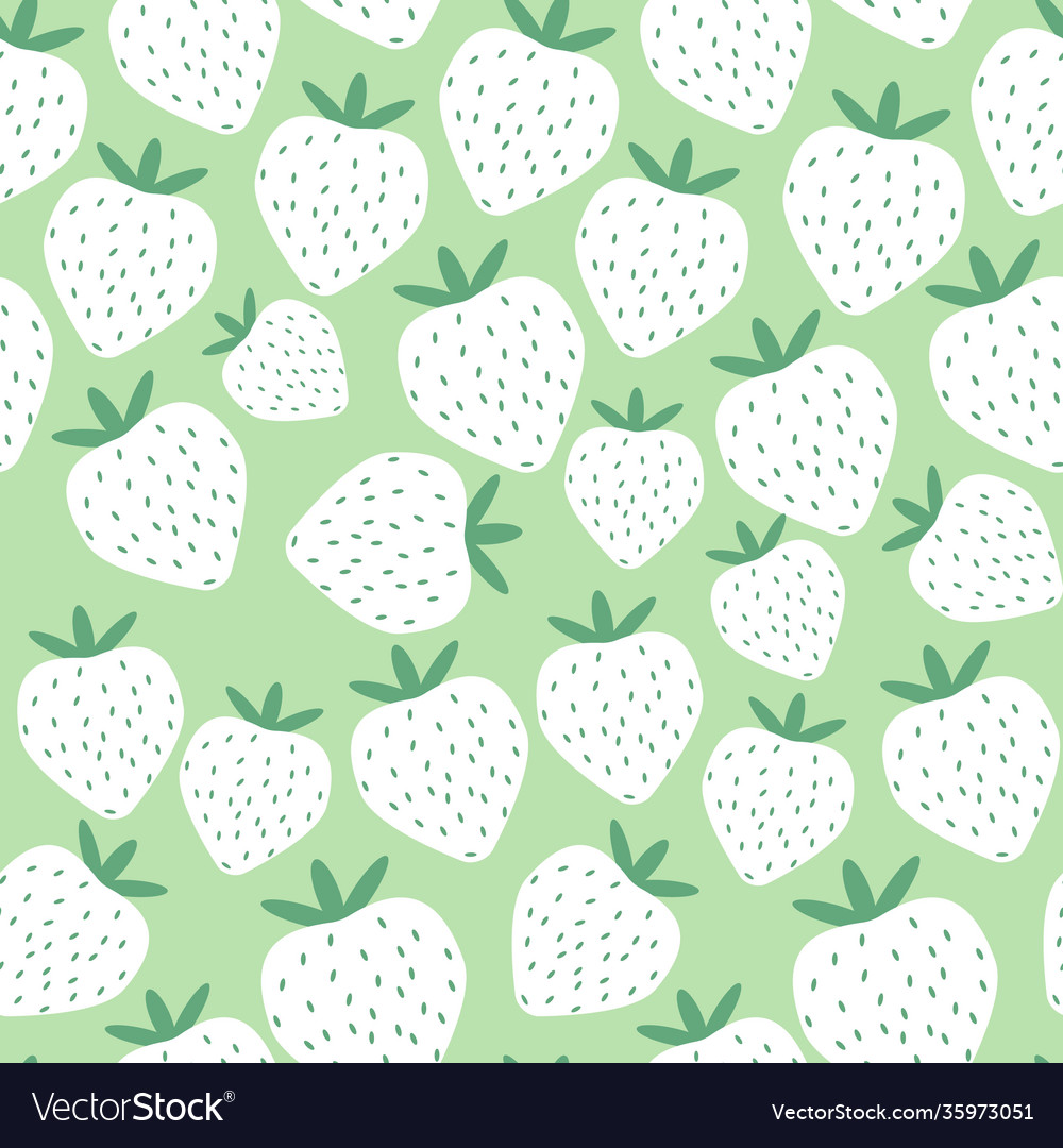 Minimalist strawberry pattern simple summer