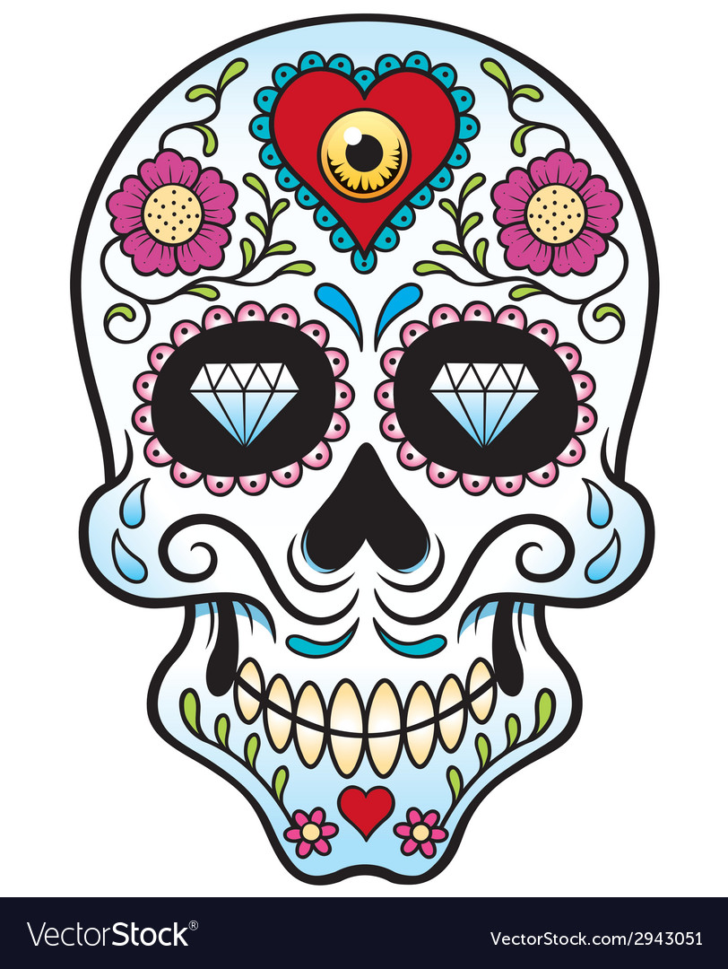 Skull Royalty Free Vector Image - Vectorstock