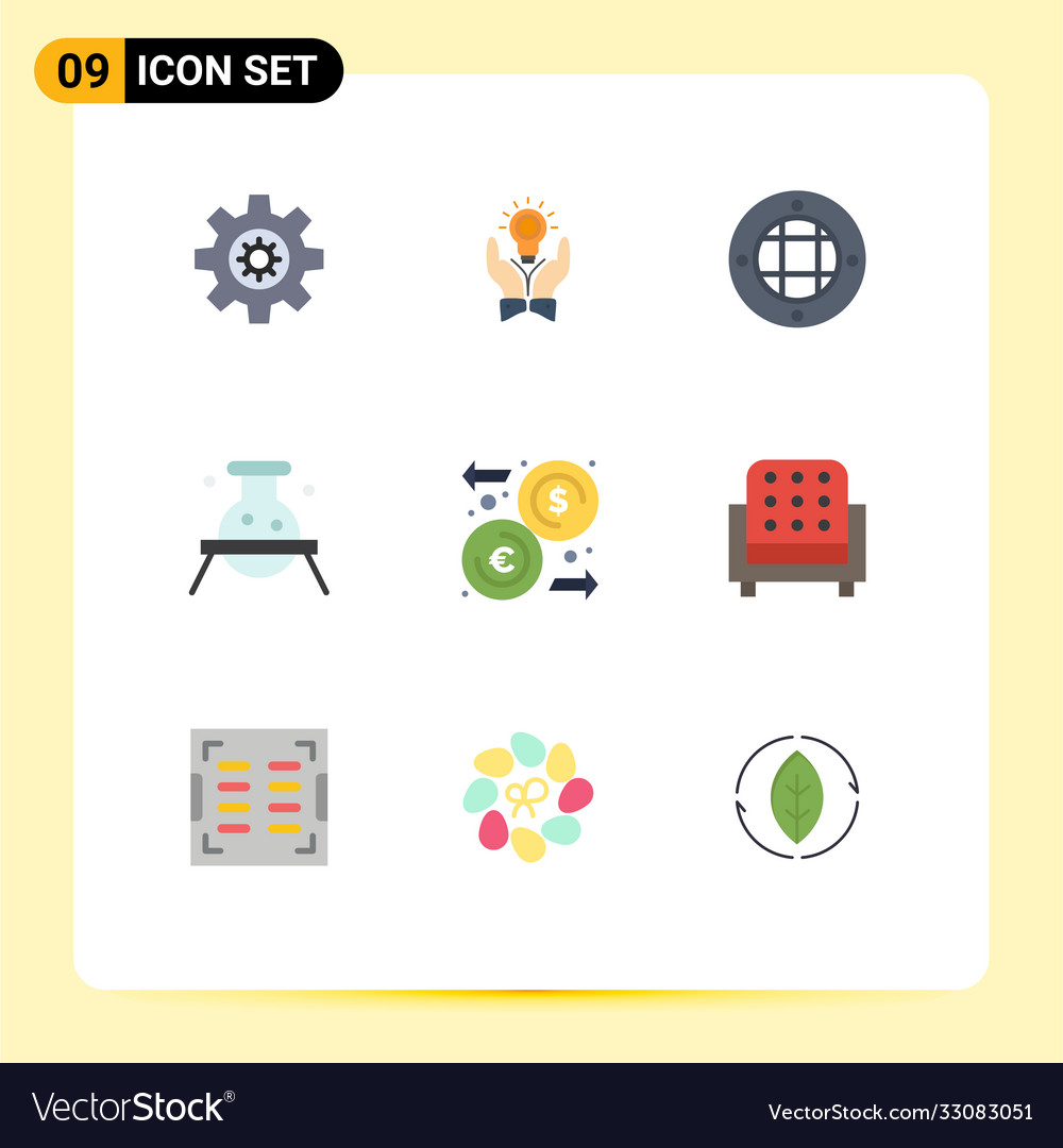 User interface pack 9 basic flat colors