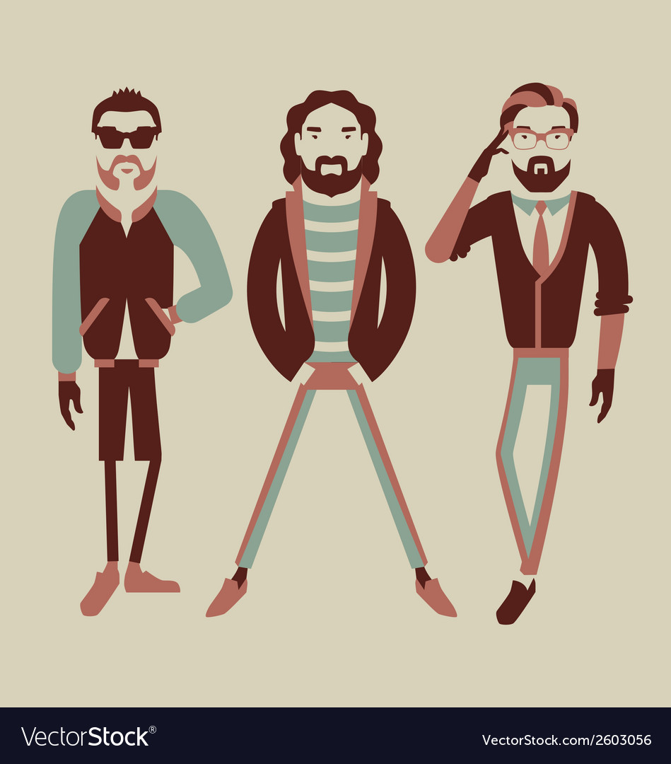 Fashion man Royalty Free Vector Image - VectorStock