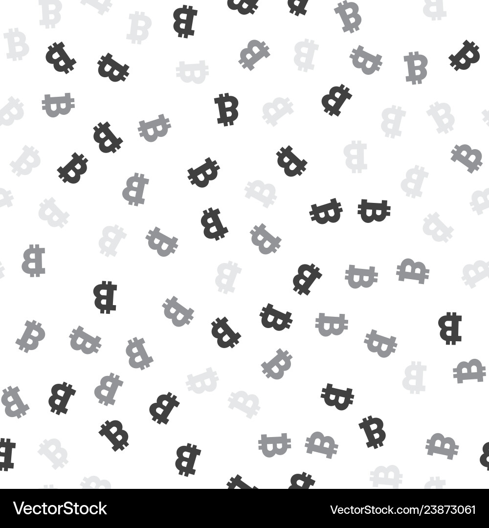 Cryptocurrency seamless pattern crypto currency Vector Image