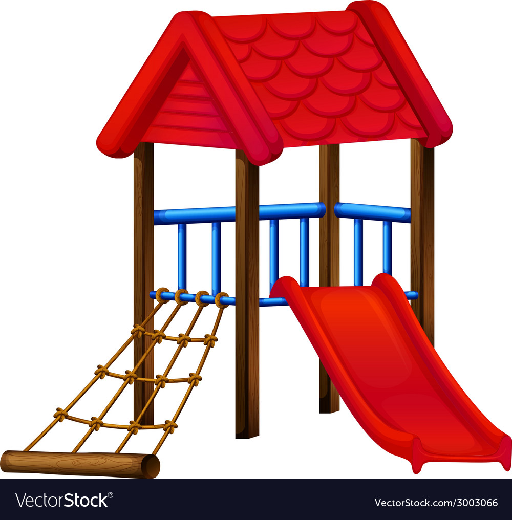 toy house with slide