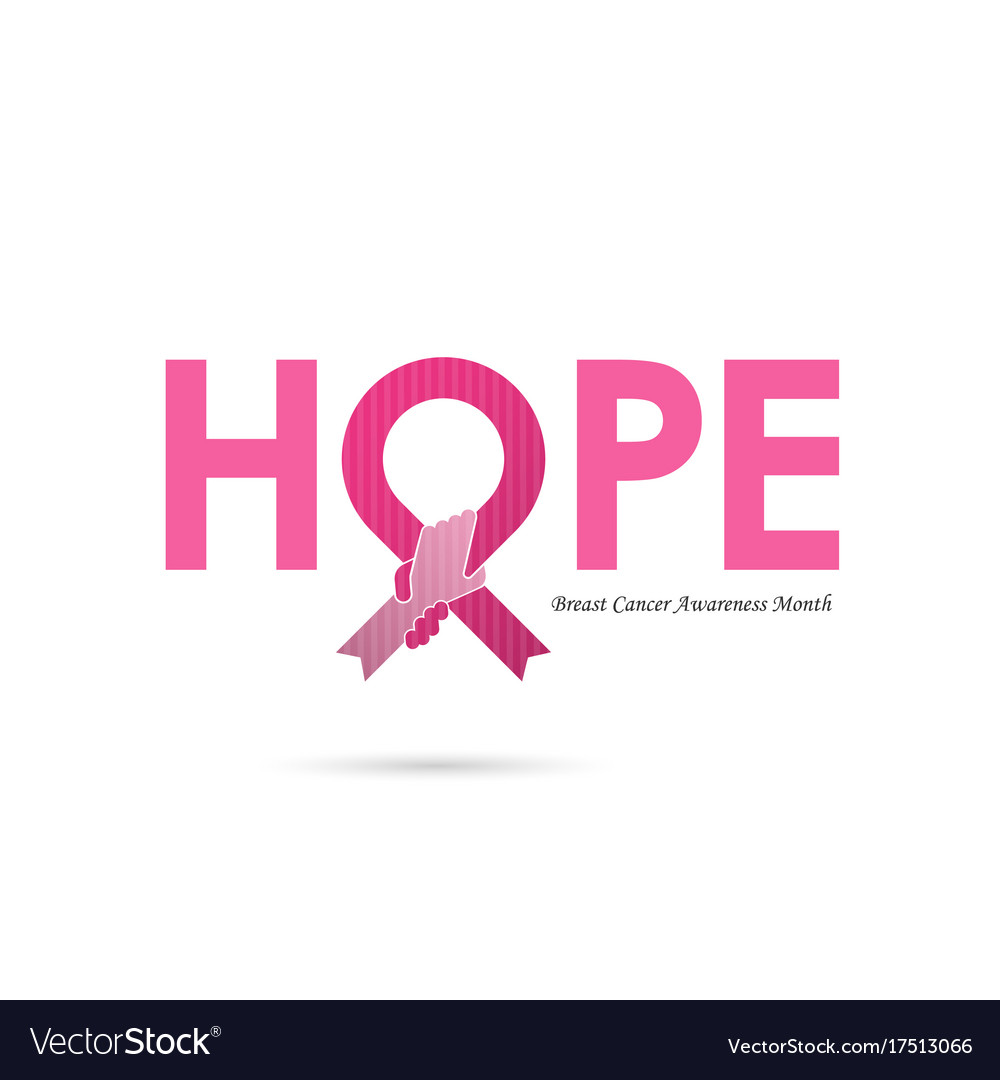 Breast cancer october awareness month campaign Vector Image