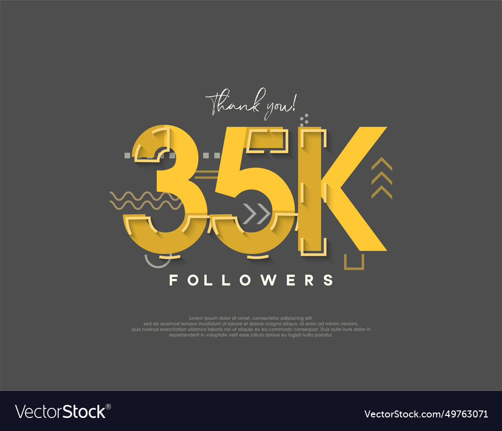 Cartoon design for 35k followers celebration