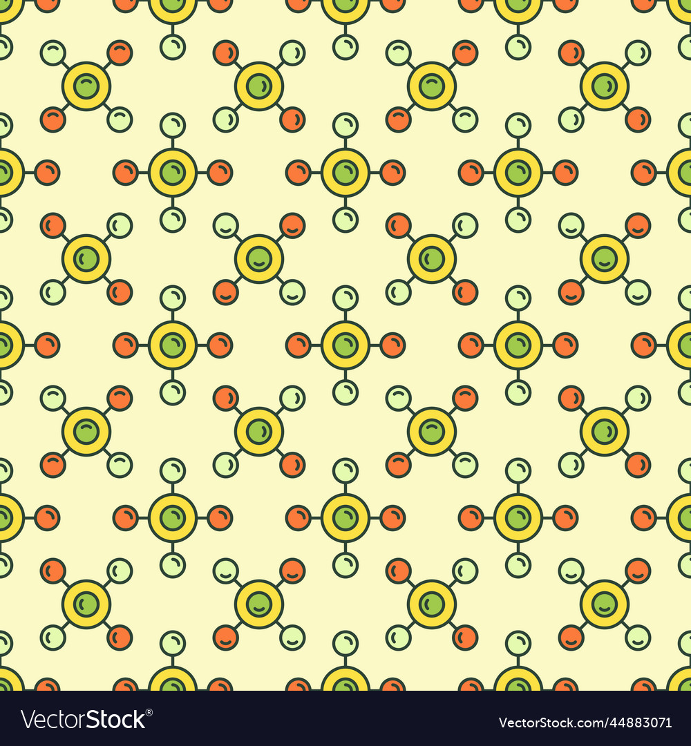 Chemical molecule connections chemistry Royalty Free Vector