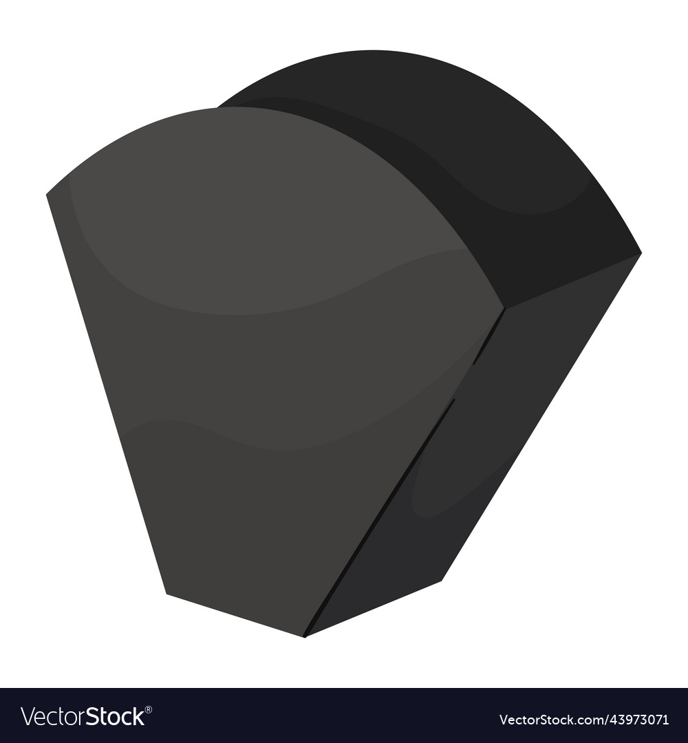 Mockup empty black container Royalty Free Vector Image