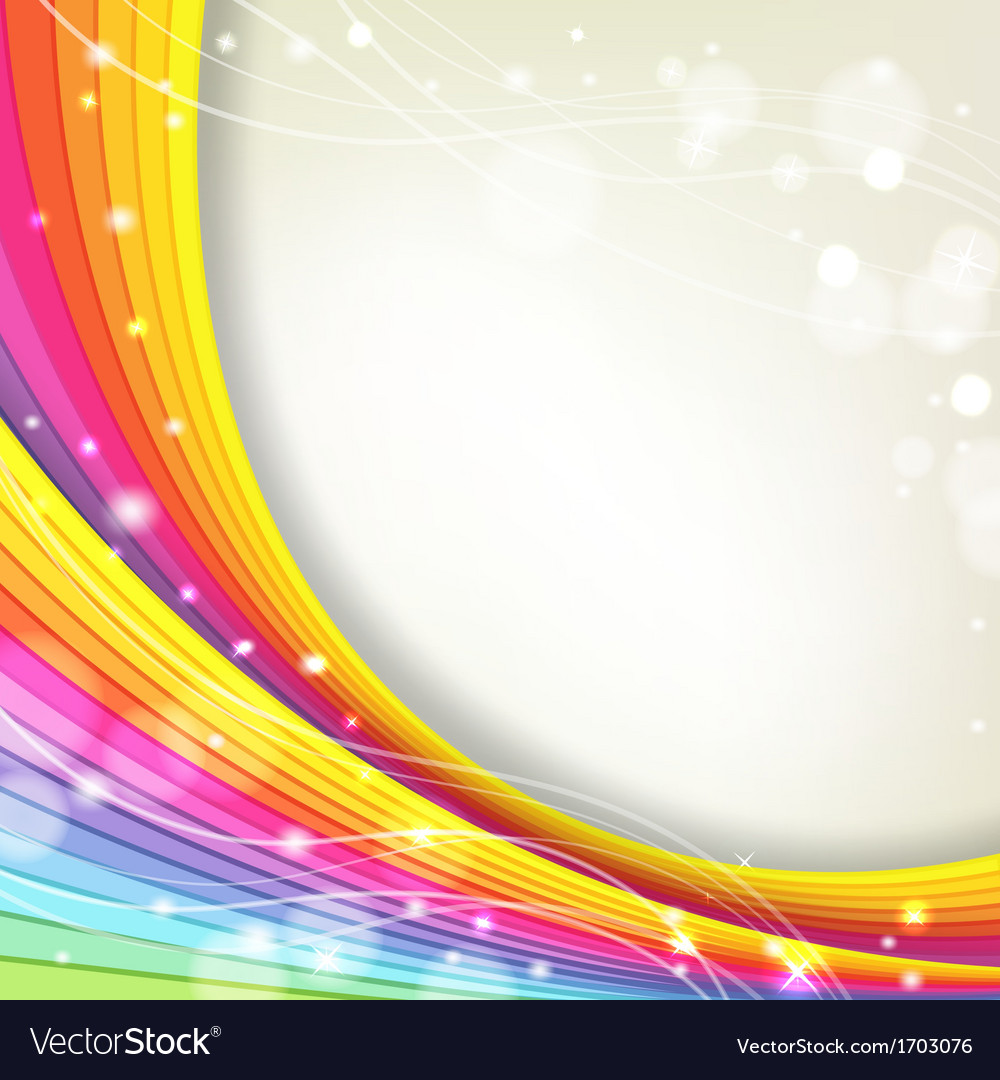 Abstract rainbow background Royalty Free Vector Image