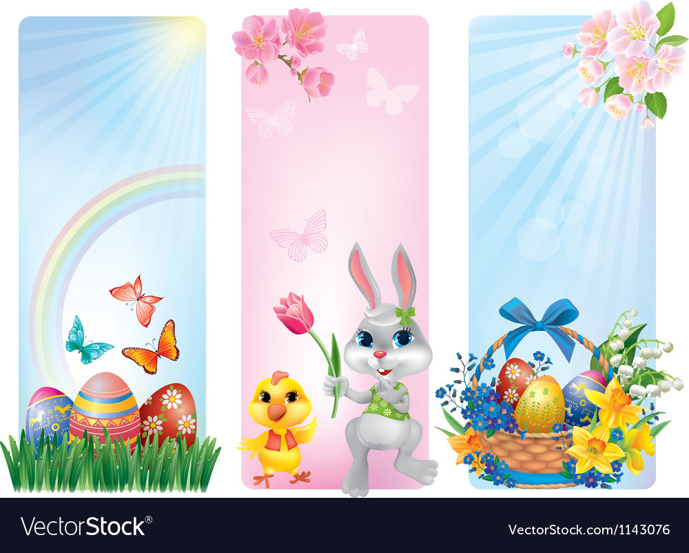 Banners for easter