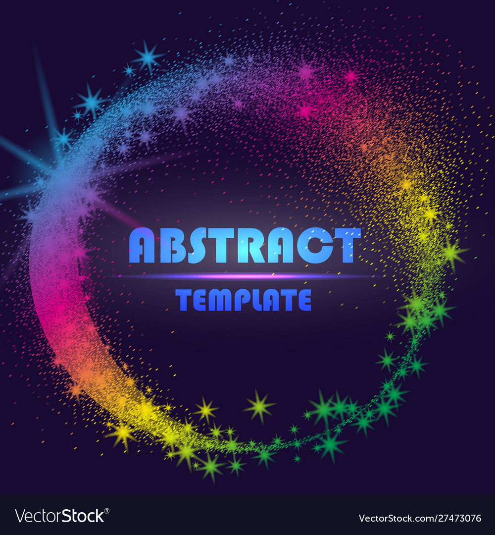 Dynamic abstract scattering particles background