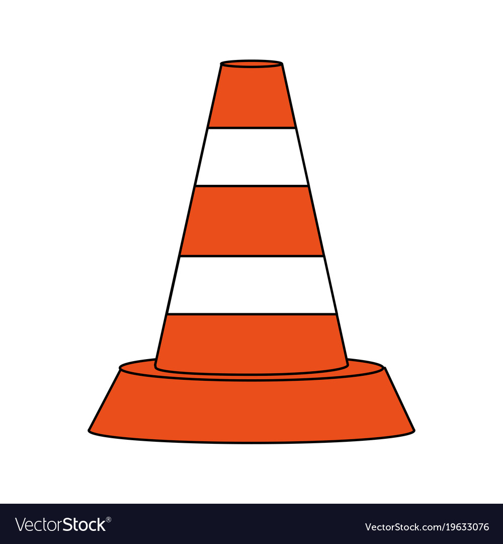 Traffic cone symbol