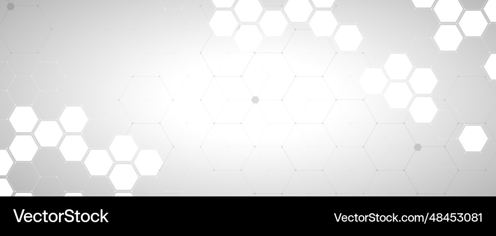 Abstract hexagon background technology polygonal Vector Image