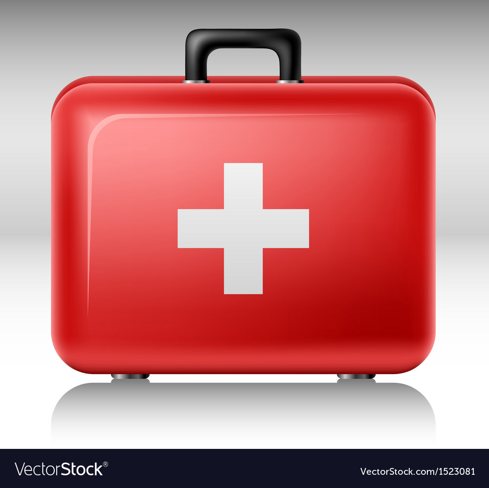 First aid box Royalty Free Vector Image - VectorStock