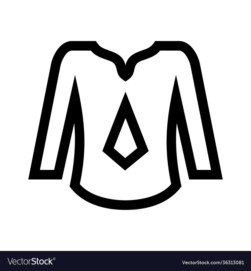 Shirt icon or logo isolated sign symbol