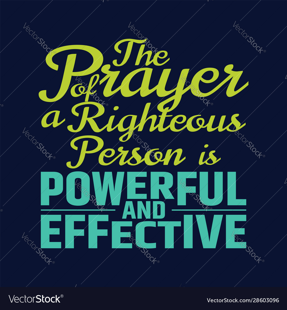 Best bible quotes about power prayer Royalty Free Vector