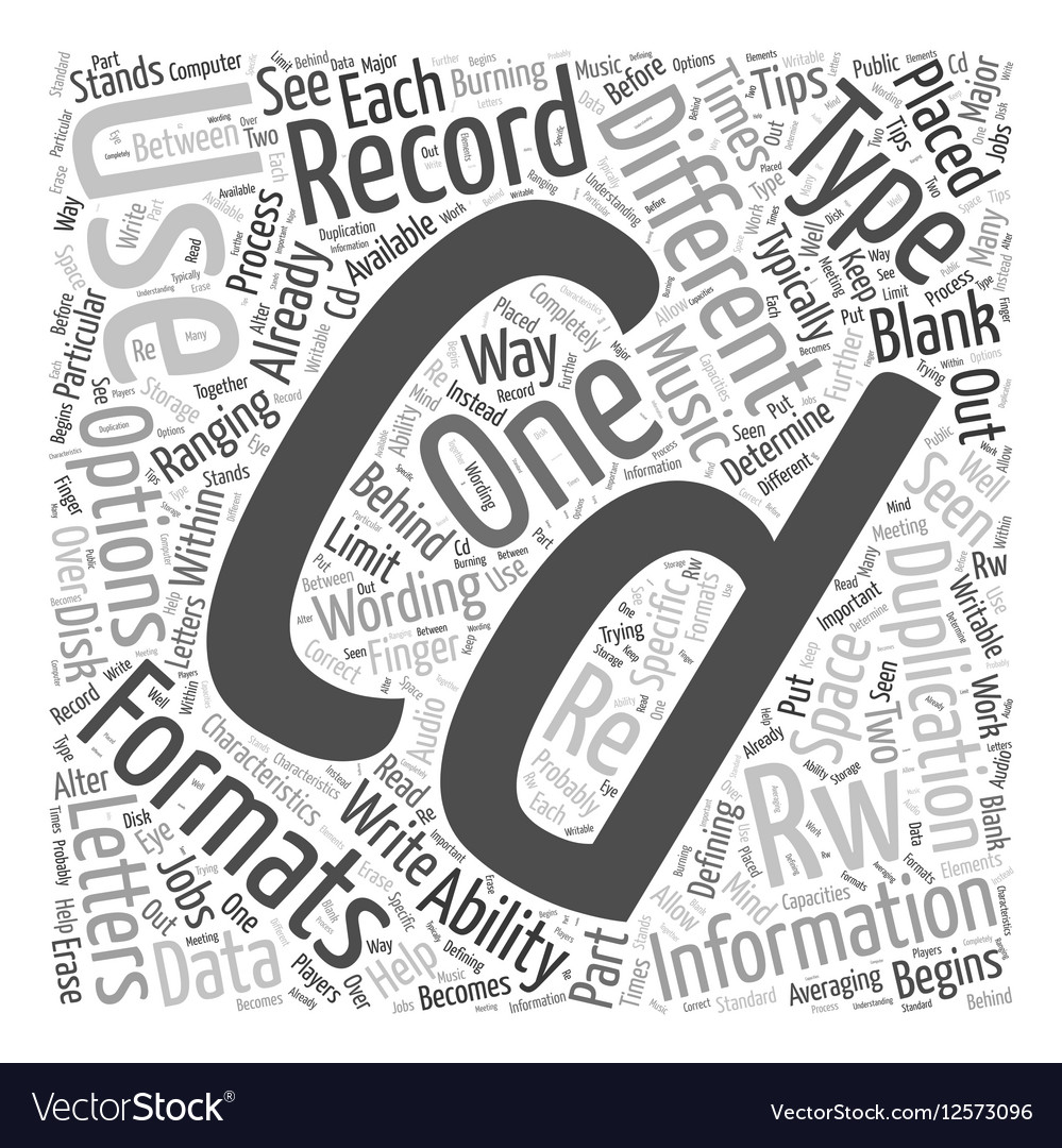 Formatting options for duplication Word Cloud Vector Image