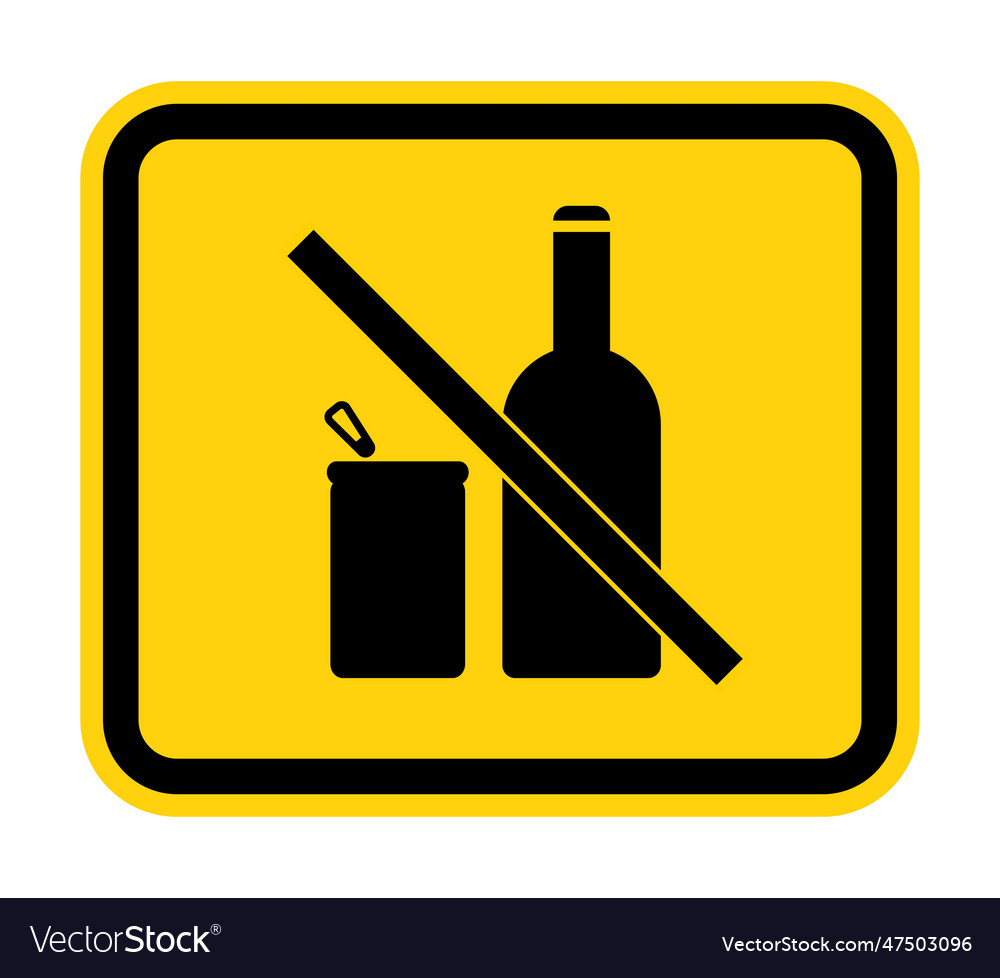 No alcohol sign drinking