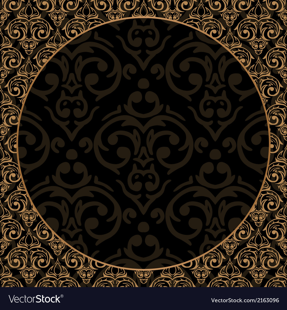 Seamless baroque damask Luxusgrenze