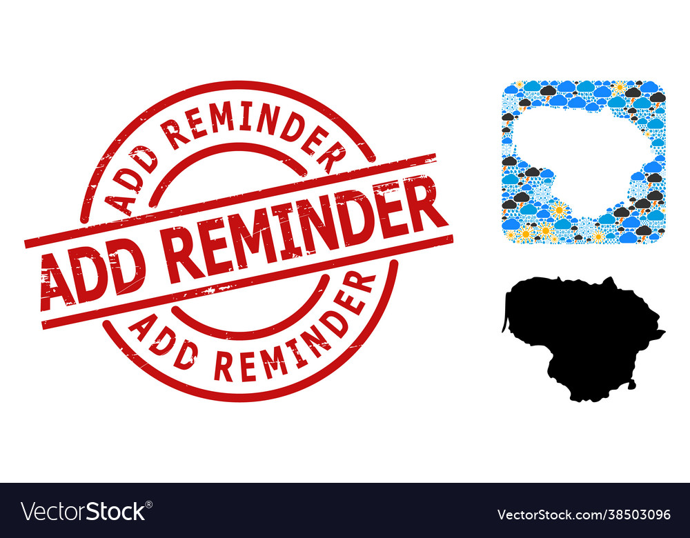 Textured add reminder badge and hole weather