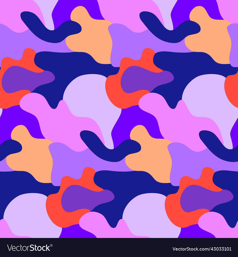 Colorful abstract seamless pattern Royalty Free Vector Image
