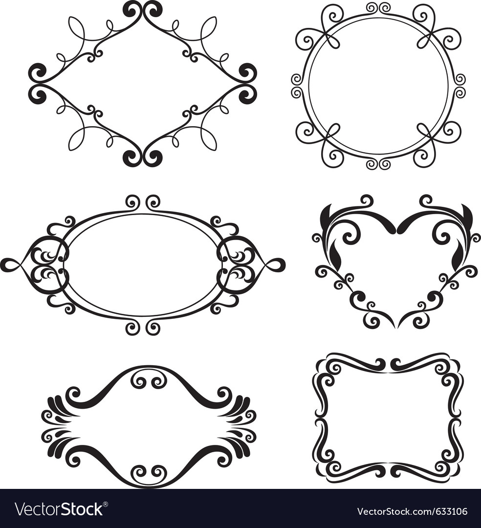 Download Floral pattern border Royalty Free Vector Image