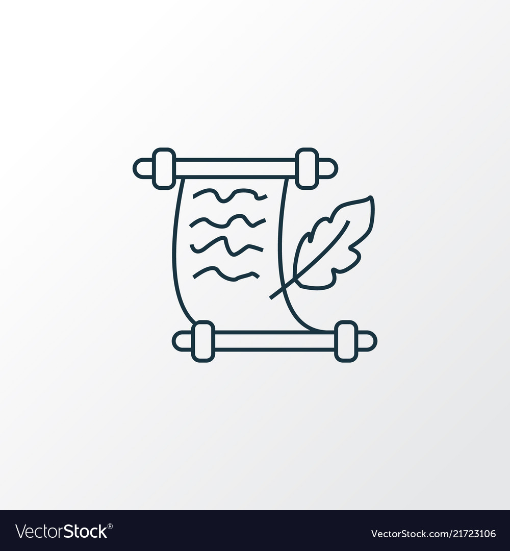 history-icon-line-symbol-premium-quality-isolated-vector-image