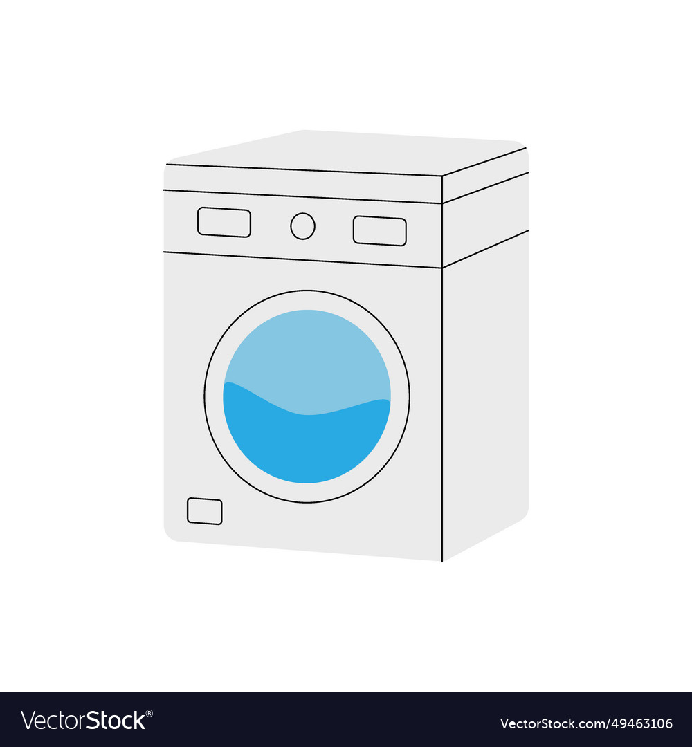 Washing Machine Cleaning Service Tool Royalty Free Vector