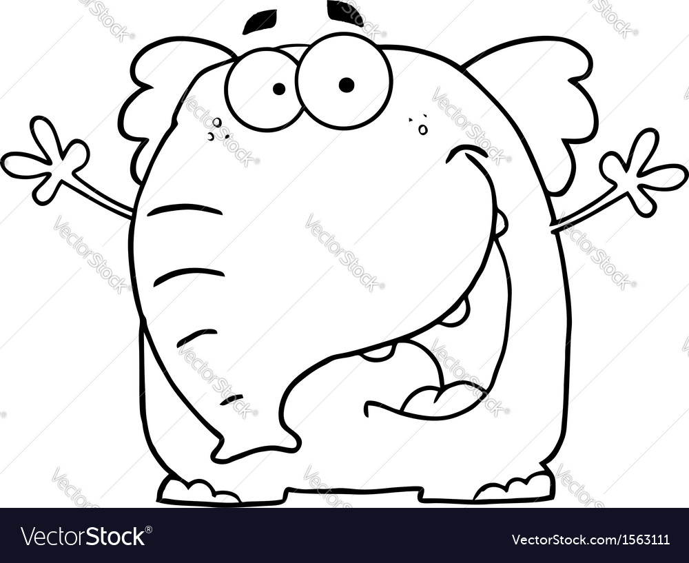 Cartoon elephant