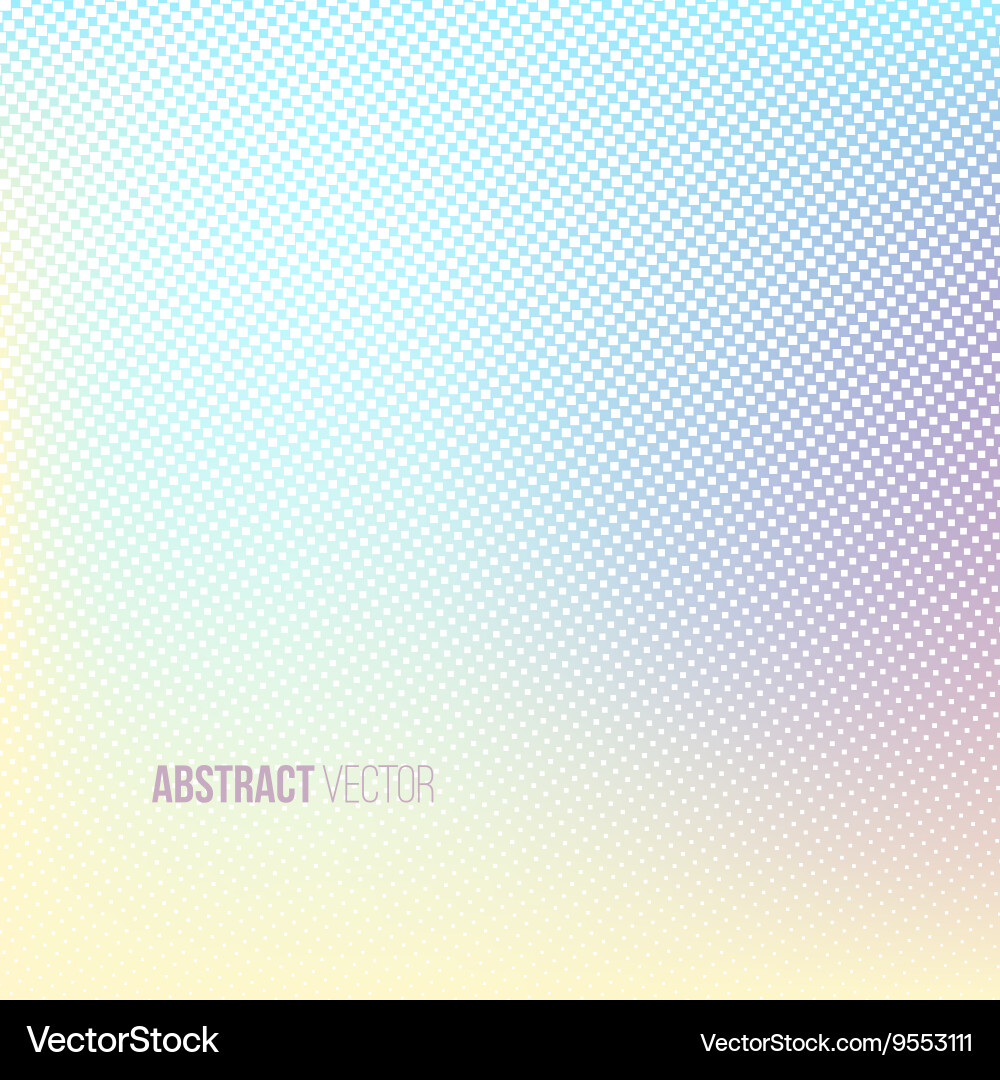 Halftone Background Color Square Shape Banner Vector Image