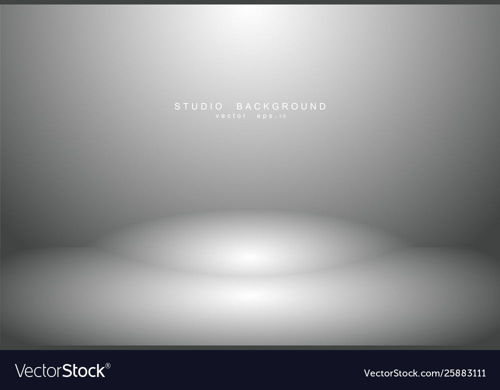 White grey gradient studio room background eps 10