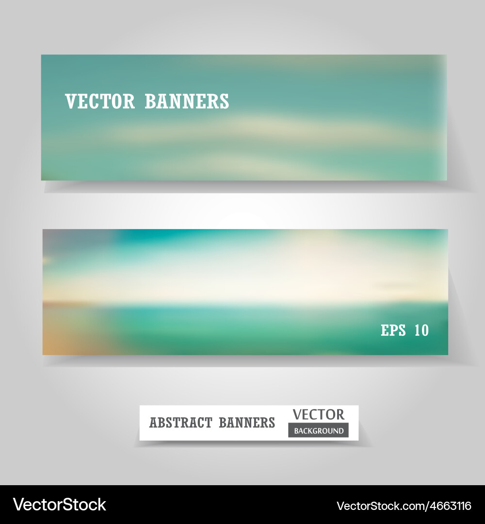 Banners set Royalty Free Vector Image - VectorStock