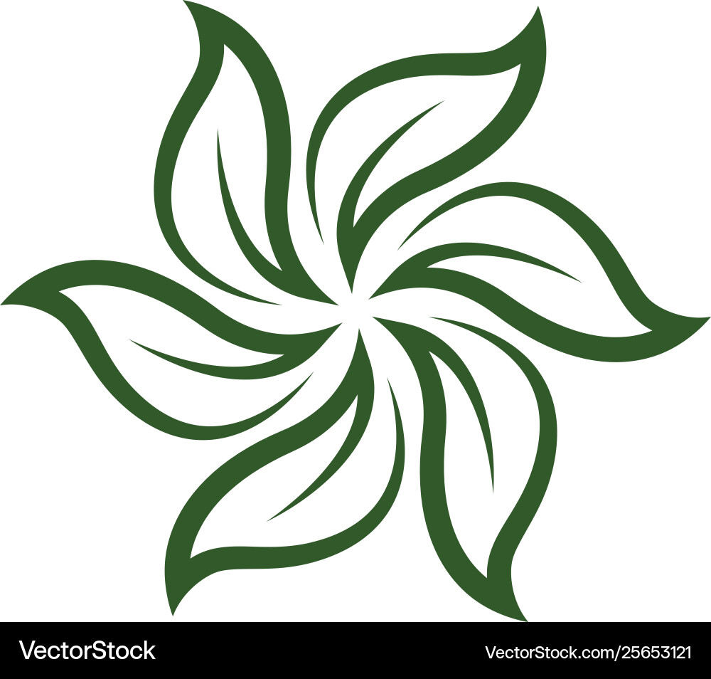 Ecology logo template icon Royalty Free Vector Image