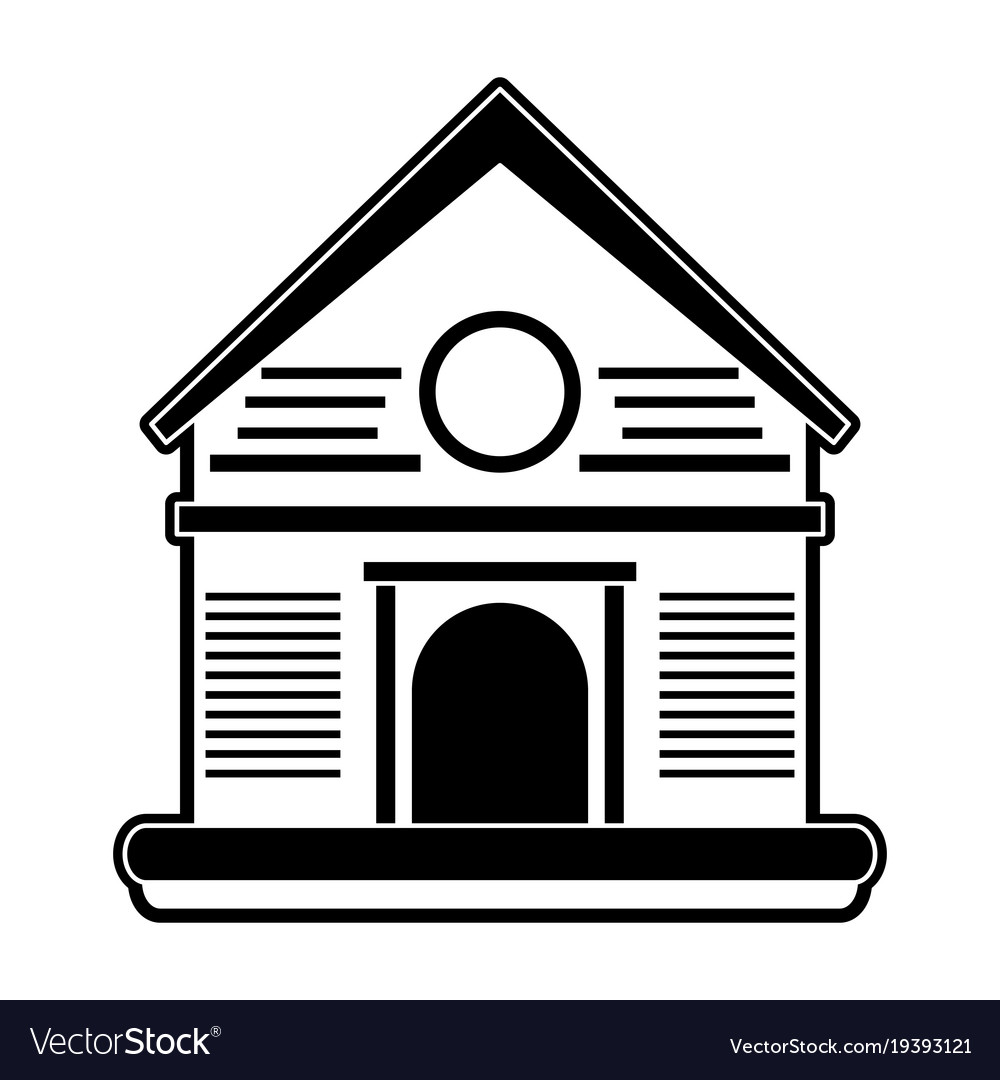 Farm house symbol Royalty Free Vector Image - VectorStock