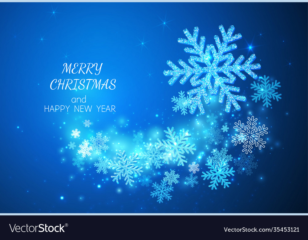 Happy new year and merry christmas background Vector Image