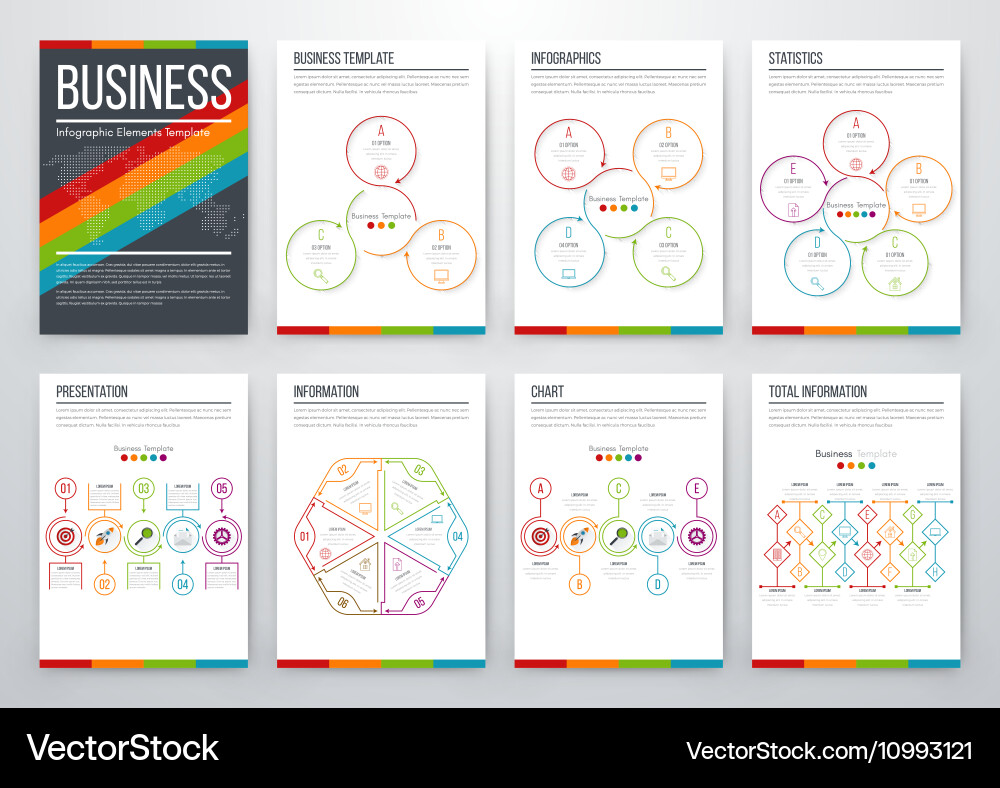 Modern infographic concept Royalty Free Vector Image