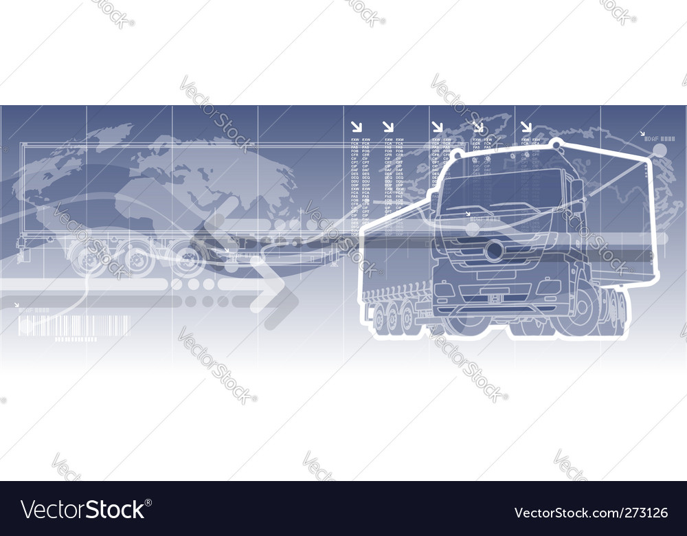 Logistics theme background Royalty Free Vector Image