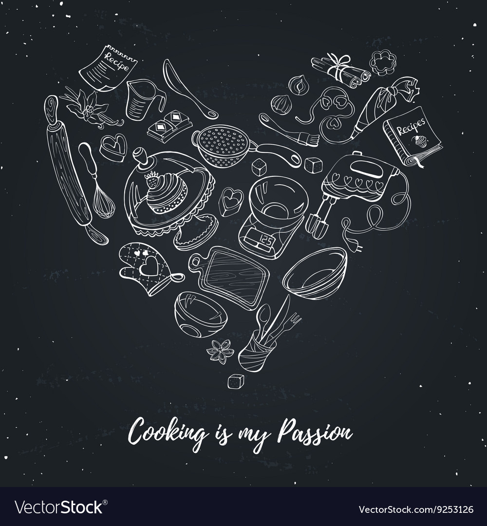 Poster about cooking Royalty Free Vector Image