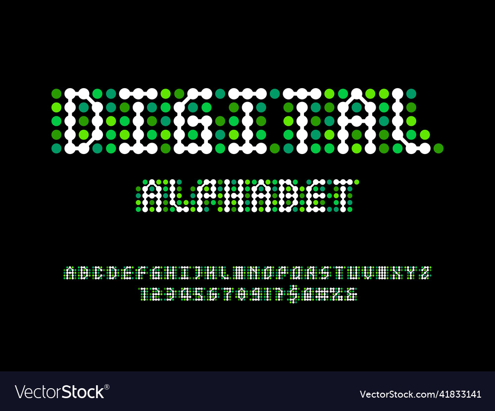 Dots font